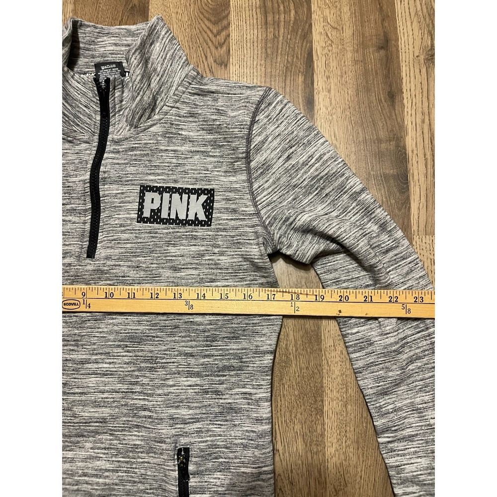 Victoria's Secret Shirt, Women's Small, Gray, Turtleneck, 1/4 Zip Up, Pullover - Picture 6 of 10